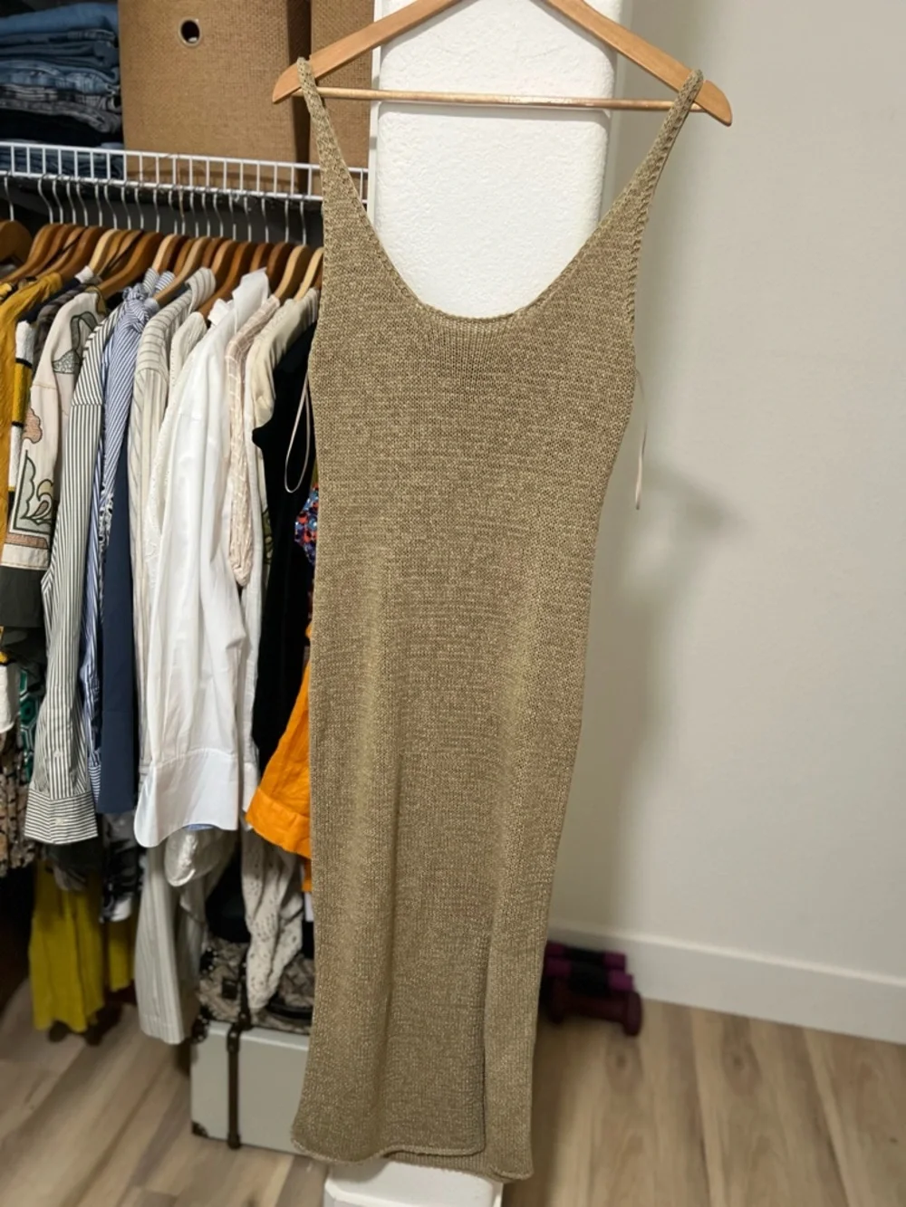 2 Piece Set Knit Dress + Shrug Sweater - Picture 11 of 11